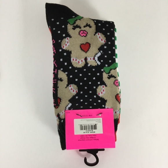 Betsey Johnson 3pk Crew Socks - Picture 5 of 5